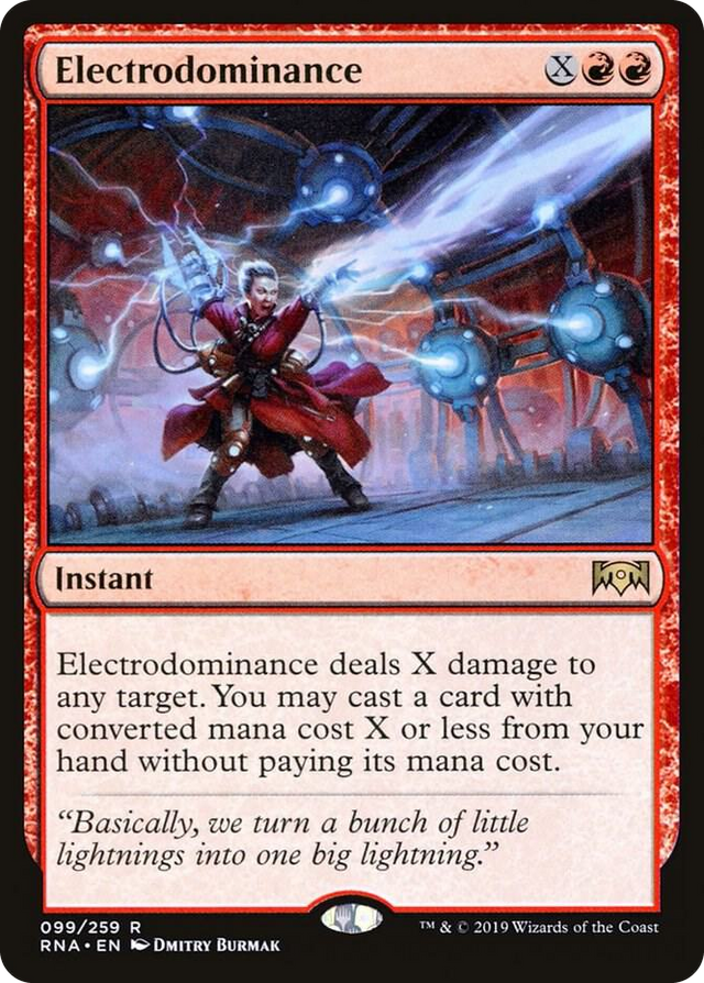 0099 Electrodominance R Ravnica Allegiance