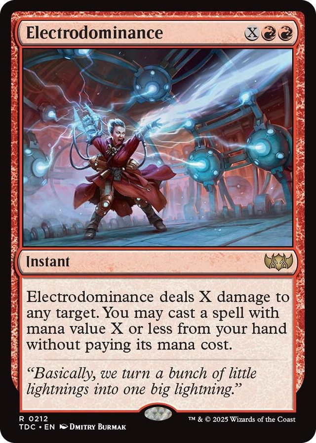 0212 Electrodominance R Commander: Tarkir: Dragonstorm