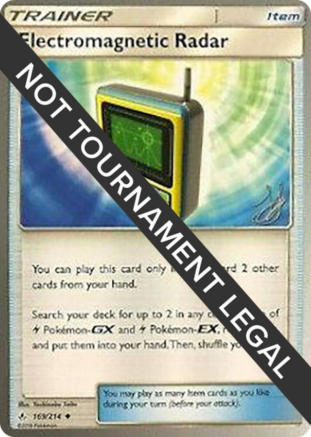 0169 Electromagnetic Radar - 2019 (Henry Brand) Uncommon World Championship Decks