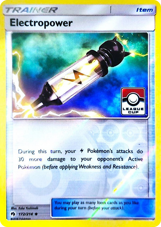 0172 Electropower - 172/214 (League Cup) Promo League & Championship Cards