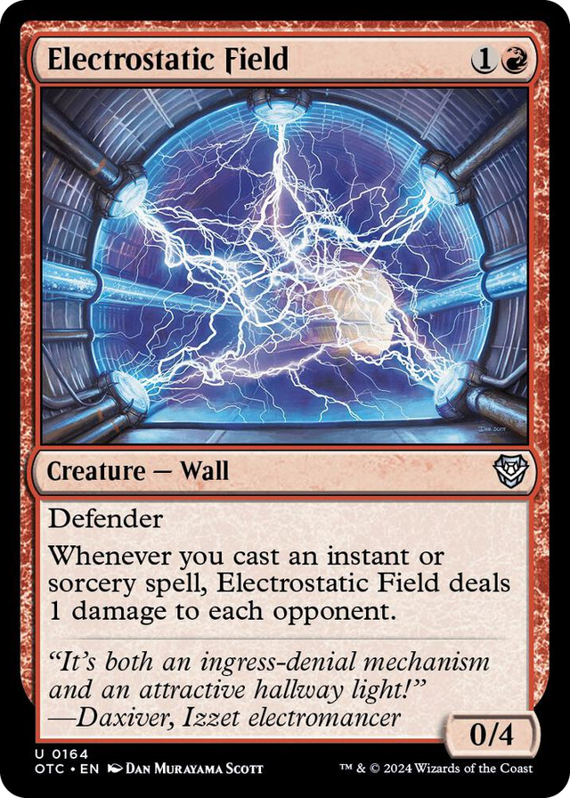 0164 Electrostatic Field U Commander: Outlaws of Thunder Junction