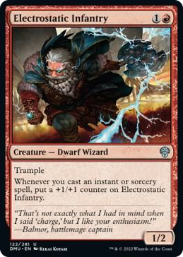 0122 Electrostatic Infantry U Dominaria United