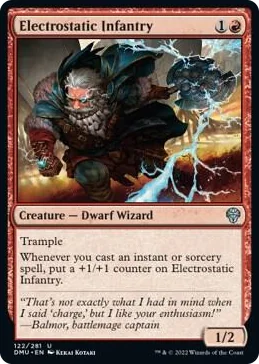 0122 Electrostatic Infantry U Dominaria United