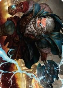 0030 Electrostatic Infantry Art Card S Art Series: Dominaria United