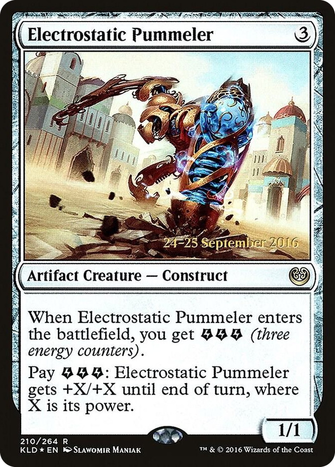 0210 Electrostatic Pummeler R Prerelease Cards
