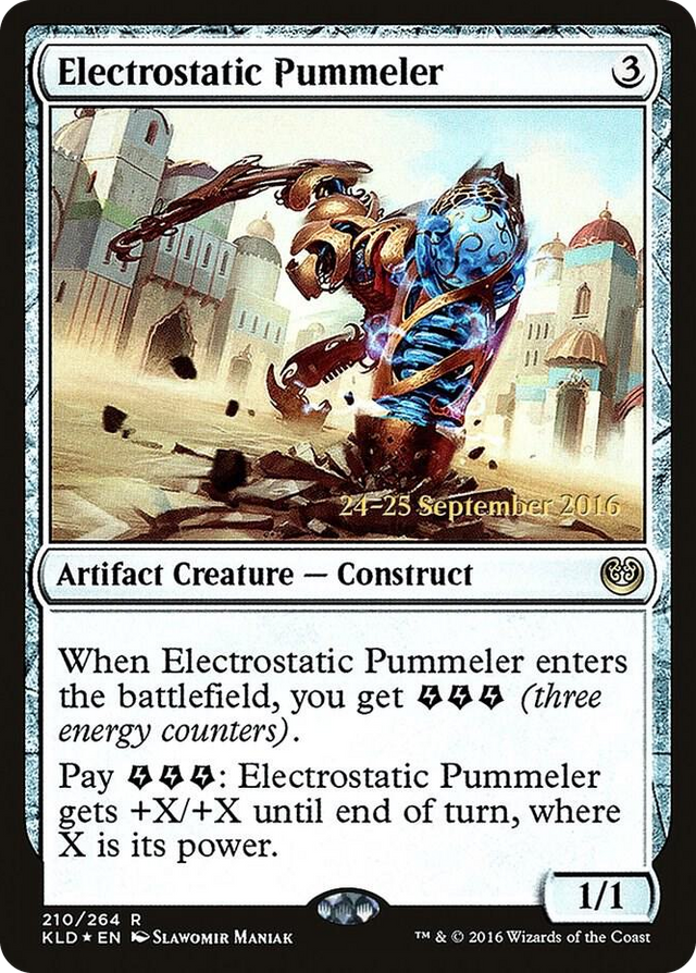 0210 Electrostatic Pummeler R Prerelease Cards
