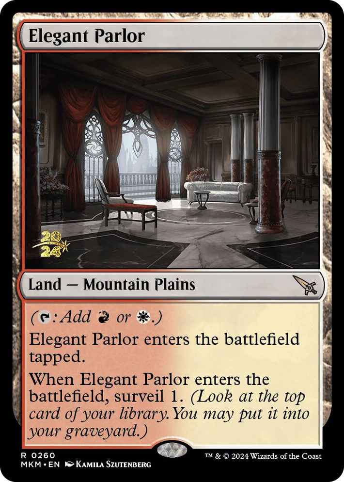 0260 Elegant Parlor R Prerelease Cards