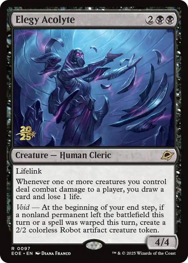 0097 Elegy Acolyte R Prerelease Cards