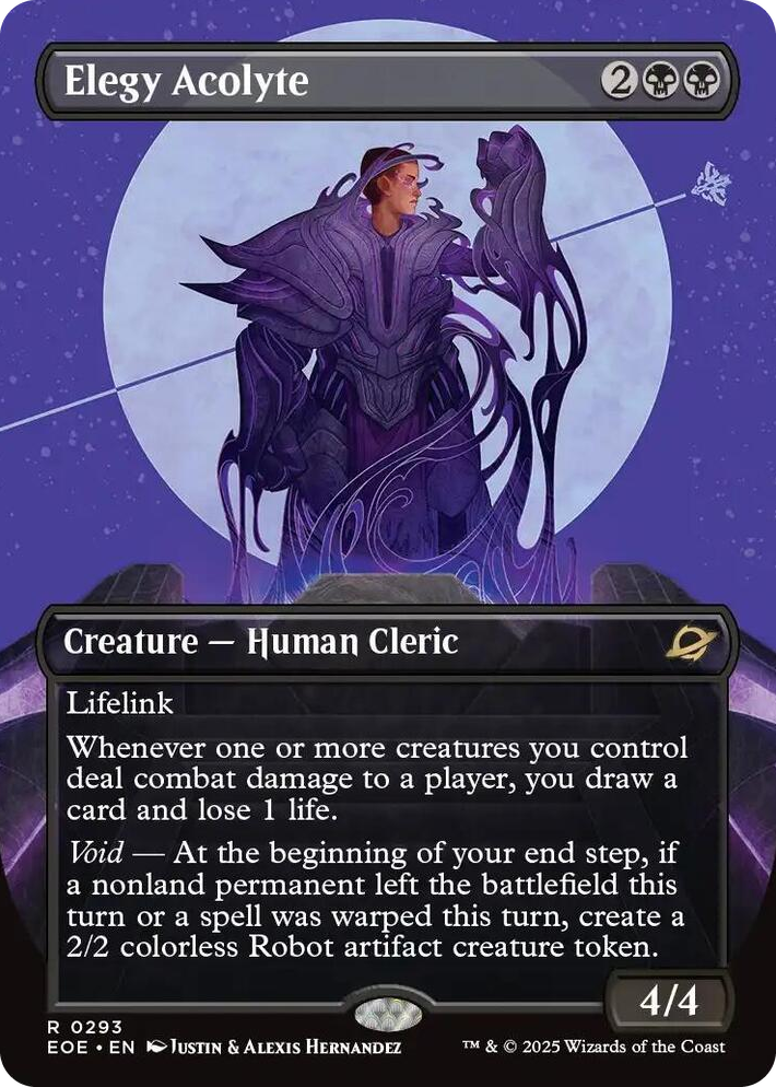 0293 Elegy Acolyte (Borderless) R Edge of Eternities