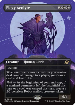 0293 Elegy Acolyte (Borderless) R Edge of Eternities