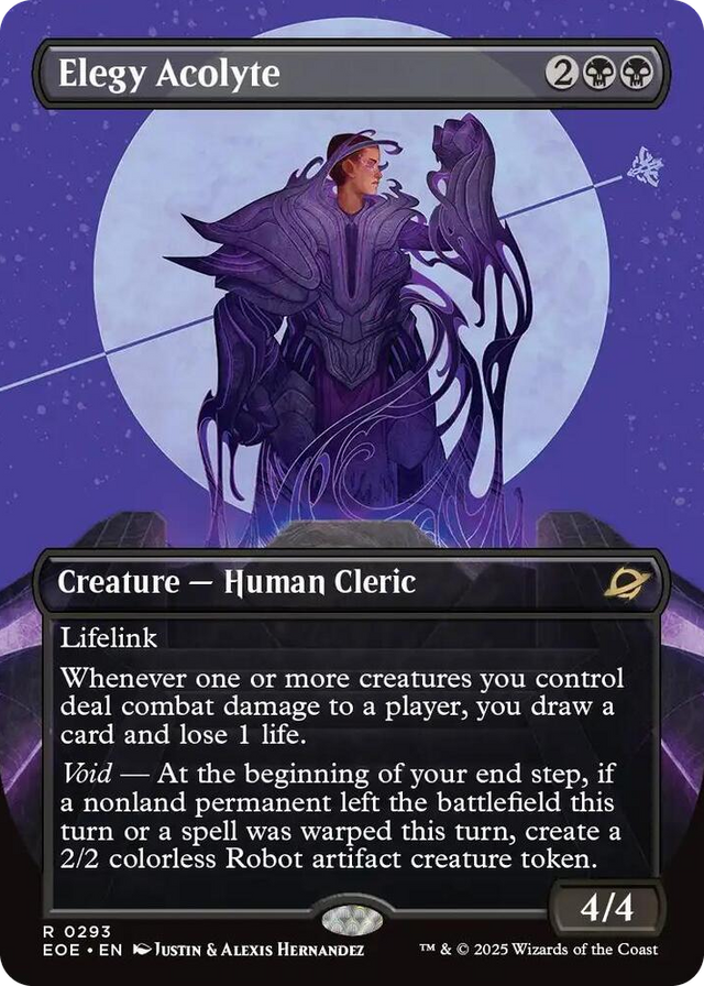 0293 Elegy Acolyte (Borderless) R Edge of Eternities