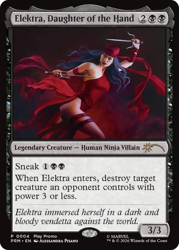 Elektra, Daughter of the Hand #4 P - Standard Showdown Promos Pokemon card