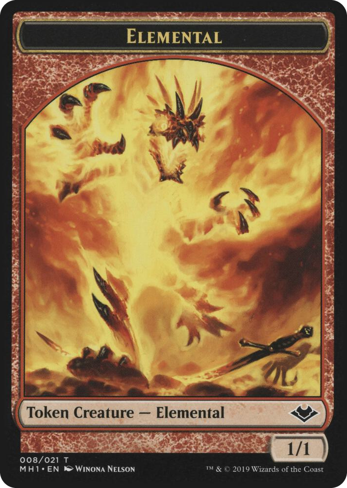 0008 Elemental (008) // Emblem - Wrenn and Six Double-Sided Token T Modern Horizons