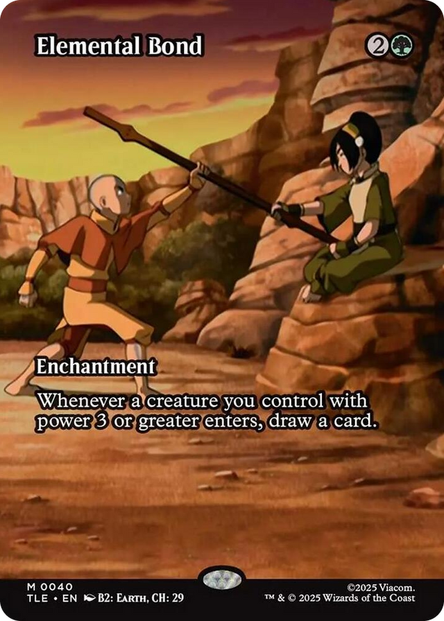0040 Elemental Bond (Borderless) M The Last Airbender: Eternal-Legal