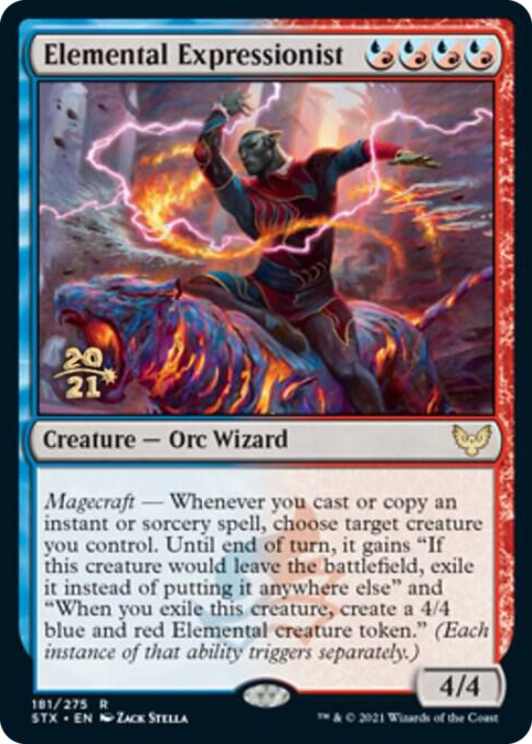 Elemental Expressionist #181 R - Prerelease Cards Pokemon card