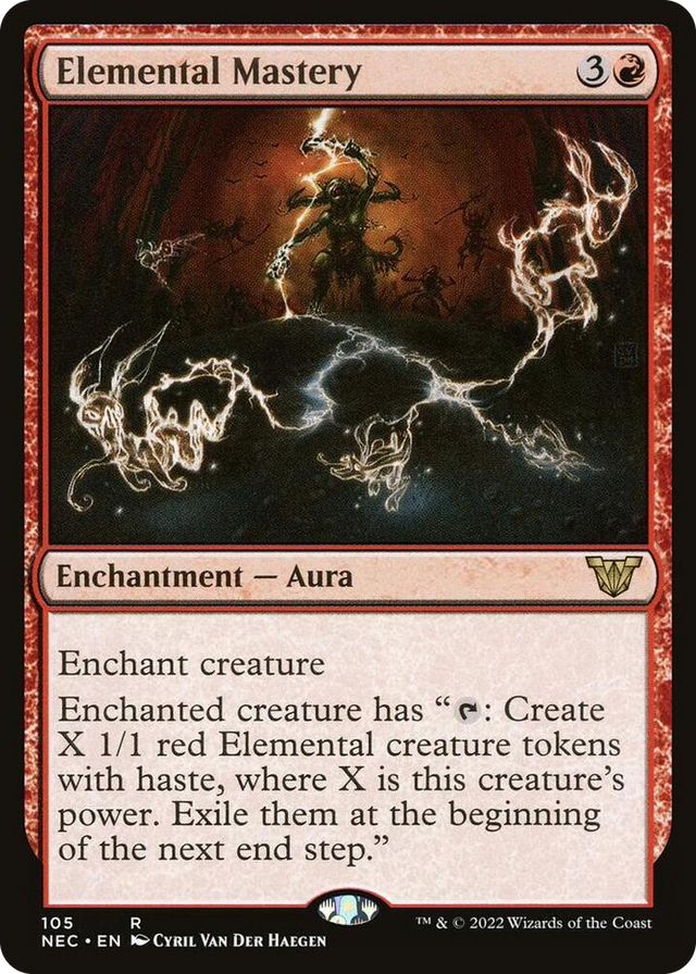 0105 Elemental Mastery R Commander: Kamigawa: Neon Dynasty