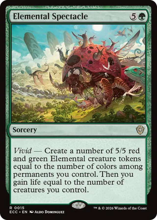 0015 Elemental Spectacle R Commander: Lorwyn Eclipsed