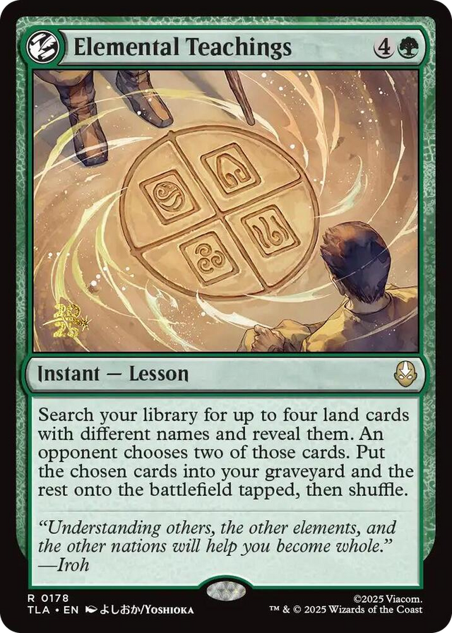 0178 Elemental Teachings R Prerelease Cards