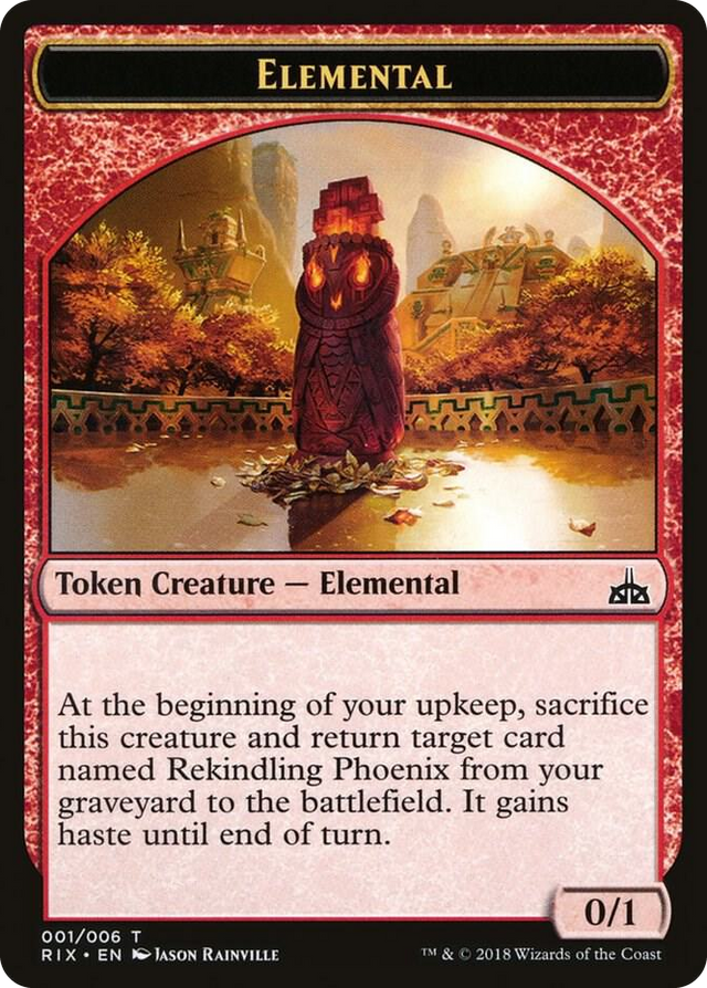 0001 Elemental Token (001) T Rivals of Ixalan