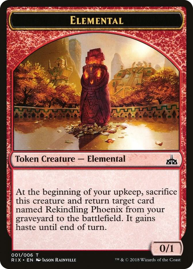 0001 Elemental Token (001) T Rivals of Ixalan