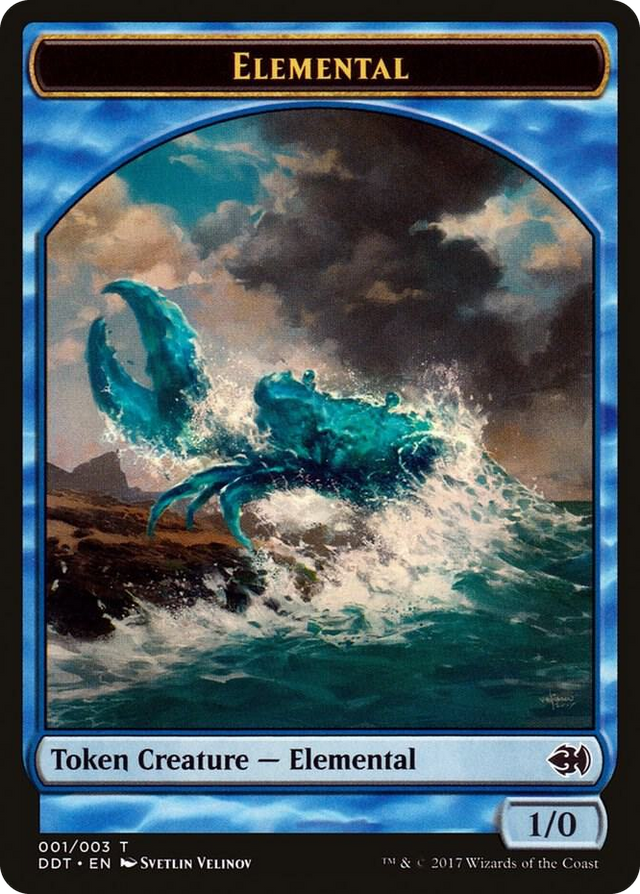 0001 Elemental Token T Duel Decks: Merfolk vs. Goblins