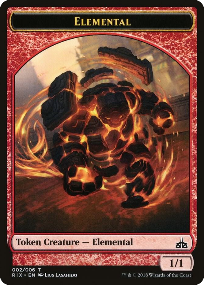 0002 Elemental Token (002) T Rivals of Ixalan