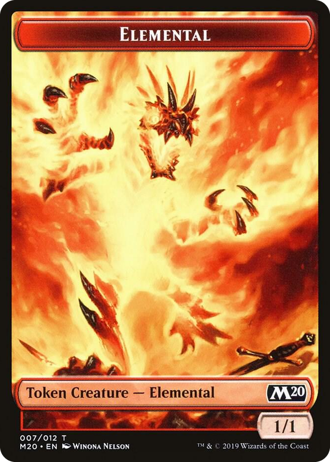 0007 Elemental Token T Core Set 2020