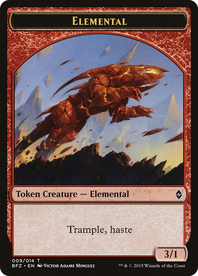 0009 Elemental Token (009) T Battle for Zendikar