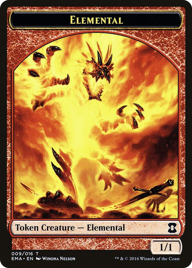 Elemental Token (009) #9 T - Eternal Masters Pokemon card