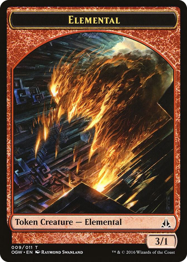0009 Elemental Token (009) T Oath of the Gatewatch