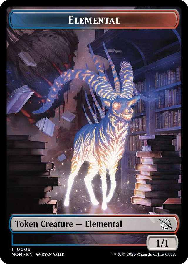 Elemental Token #9 T - March of the Machine Pokemon card