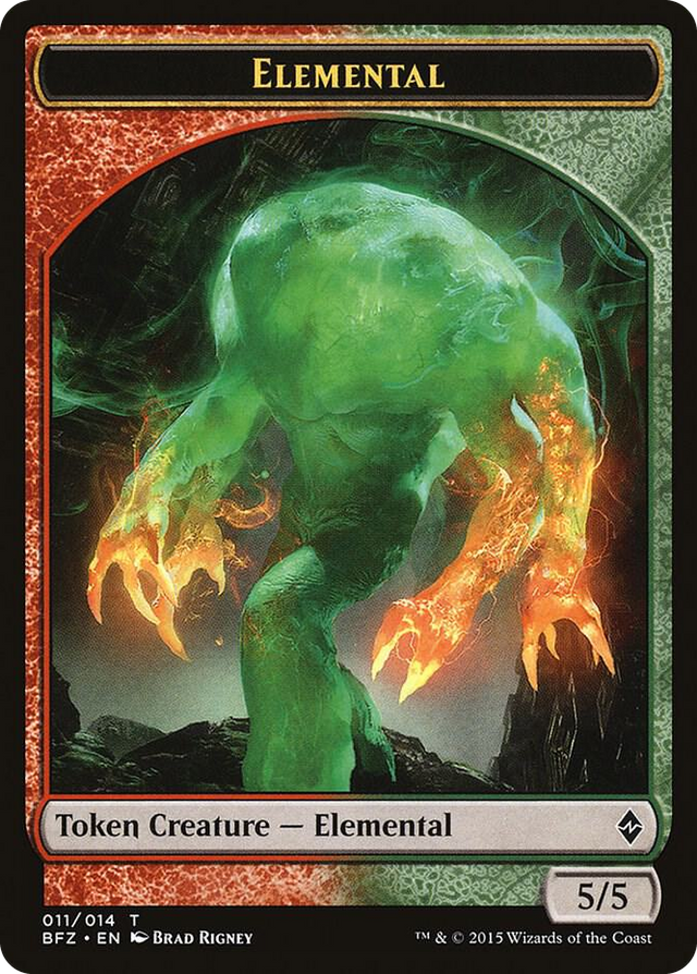0011 Elemental Token (011) T Battle for Zendikar