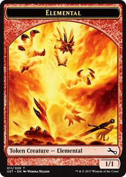 0011 Elemental Token (011) T Unstable