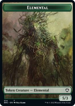 0014 Elemental Token T Commander: The Brothers' War