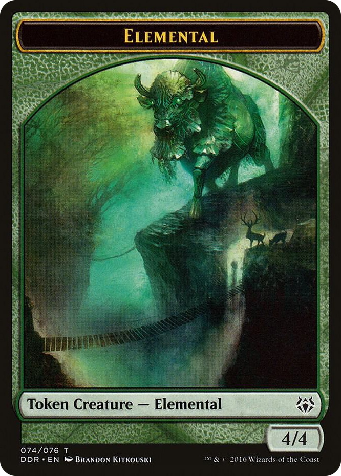 Elemental Token #74 T - Duel Decks: Nissa vs. Ob Nixilis Pokemon card