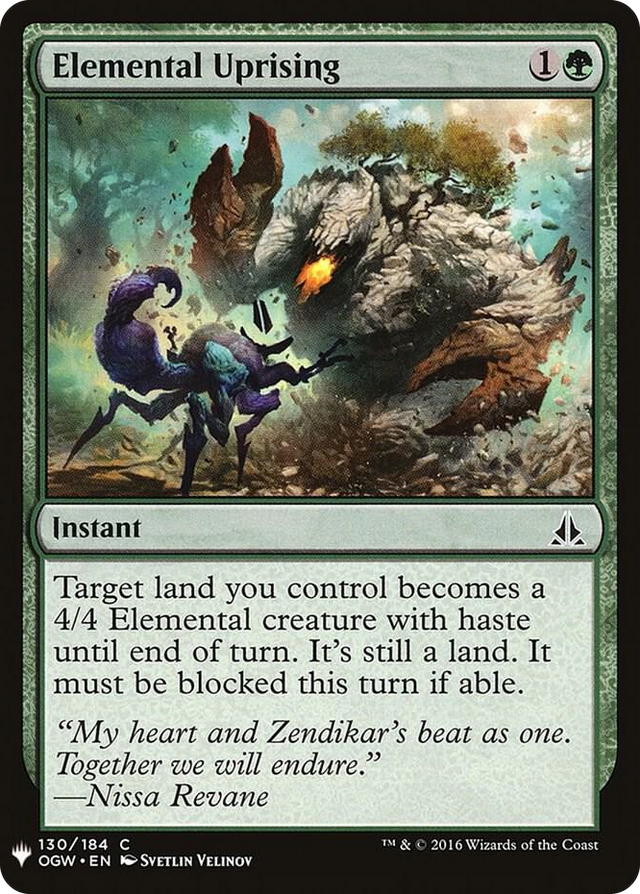 0130 Elemental Uprising C The List Reprints