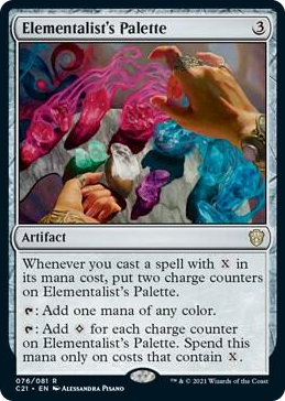 0076 Elementalist's Palette R Commander 2021