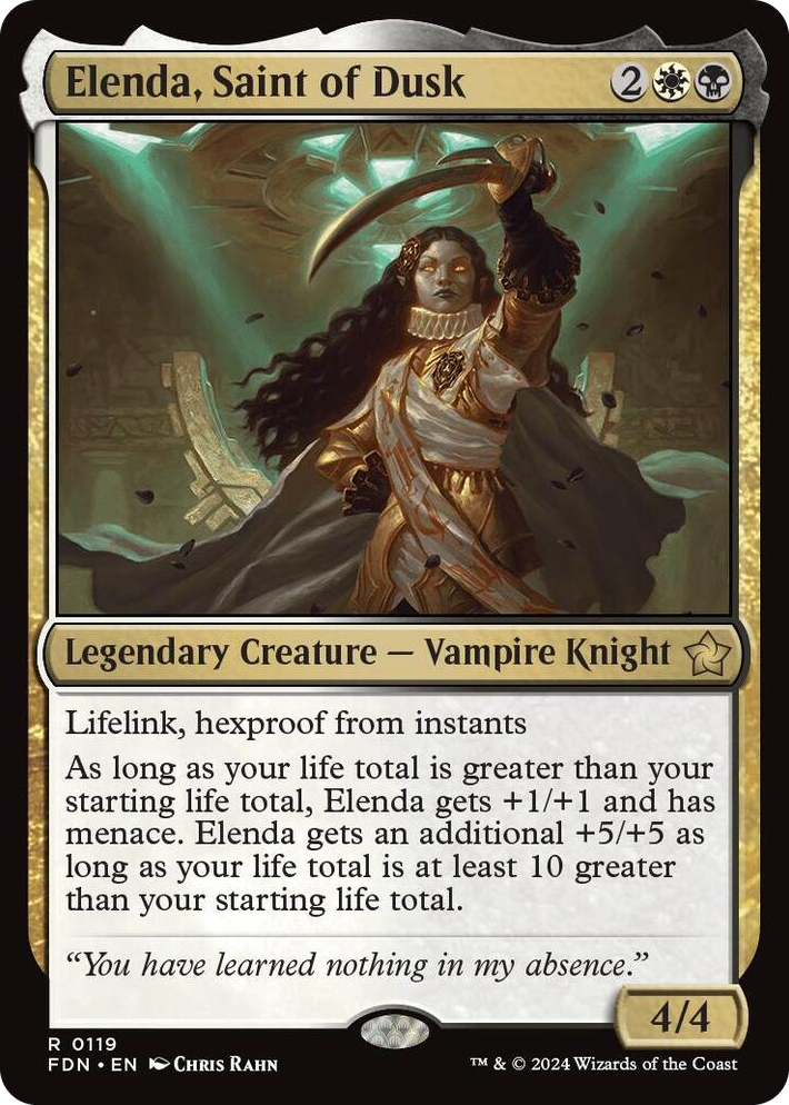 0119 Elenda, Saint of Dusk R Foundations