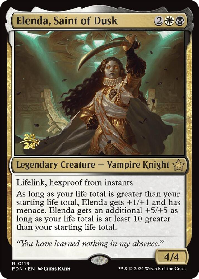 0119 Elenda, Saint of Dusk R Prerelease Cards