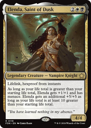 0119 Elenda, Saint of Dusk R Promo Pack: Aetherdrift