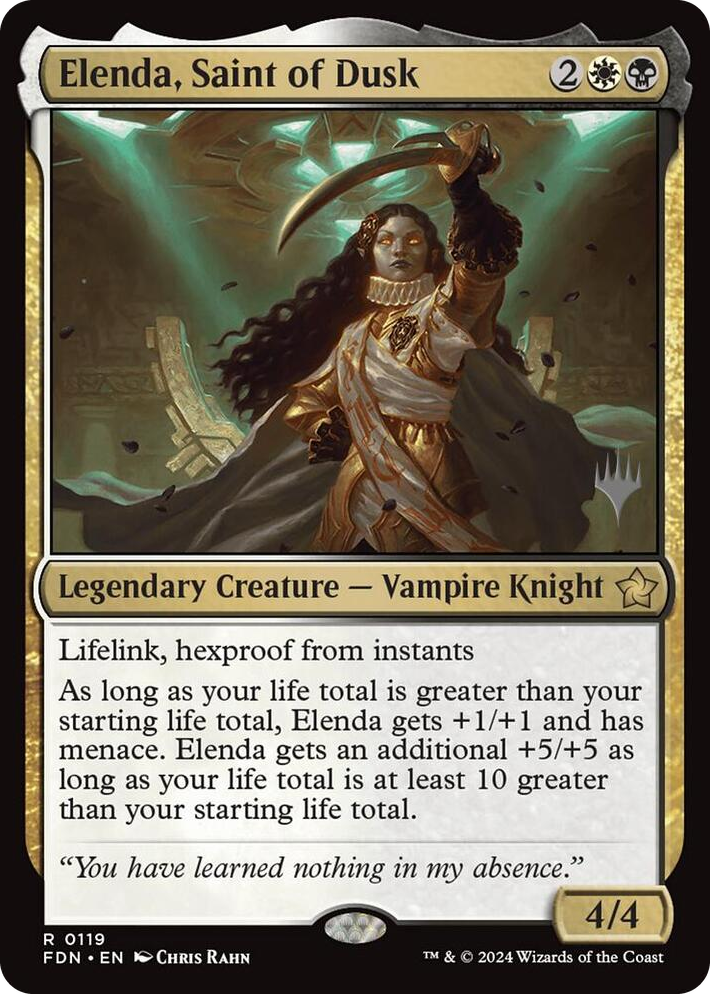 0119 Elenda, Saint of Dusk R Promo Pack: Aetherdrift