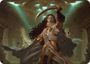 0015 Elenda, Saint of Dusk Art Card (15/54) S Art Series: Foundations