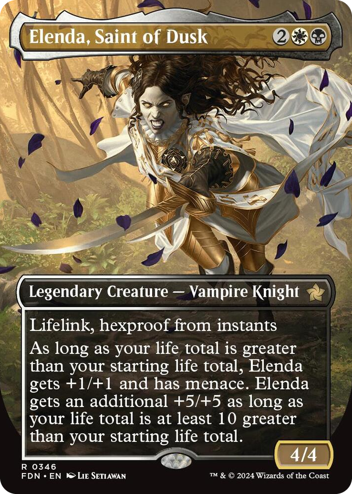 0346 Elenda, Saint of Dusk (Borderless) R Foundations