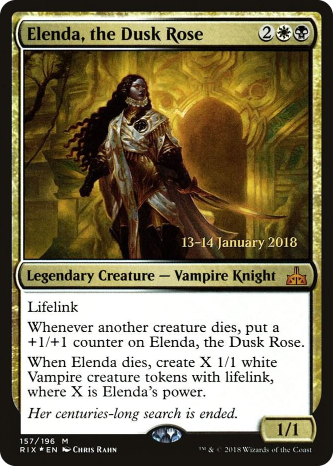 0157 Elenda, the Dusk Rose M Prerelease Cards