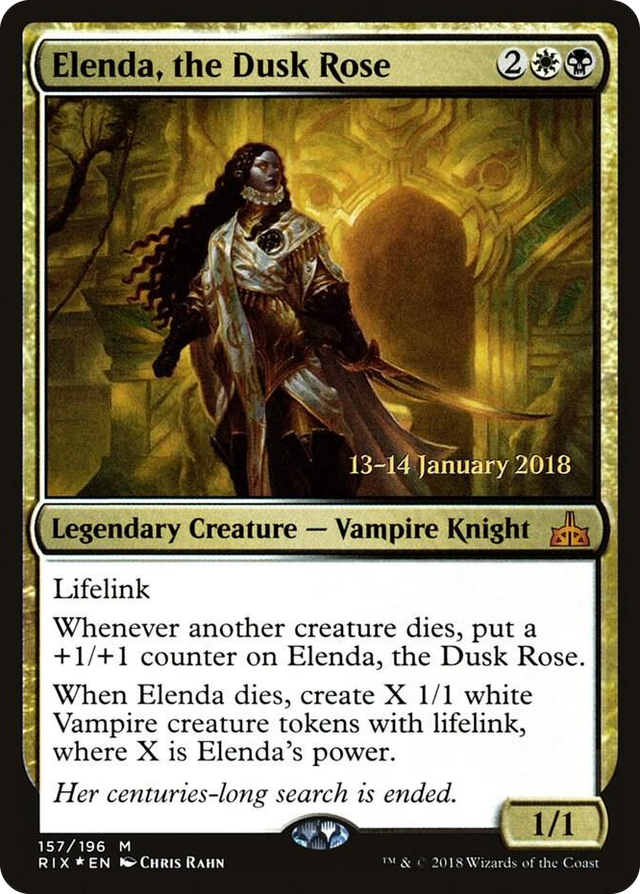 0157 Elenda, the Dusk Rose M Prerelease Cards
