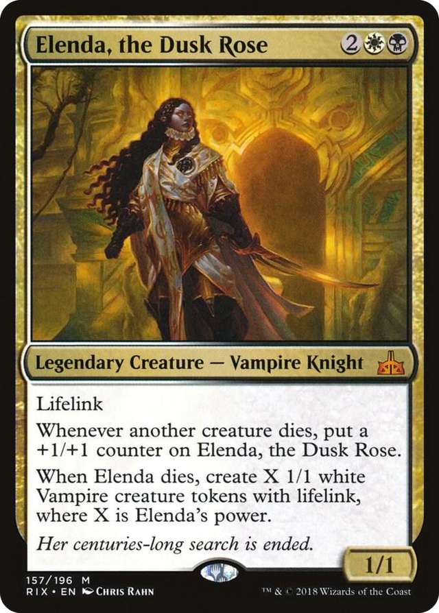 0157 Elenda, the Dusk Rose M Rivals of Ixalan