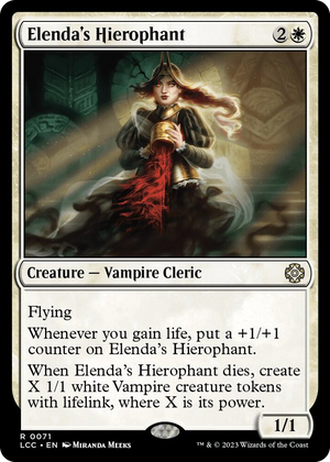 0071 Elenda's Hierophant R Commander: The Lost Caverns of Ixalan