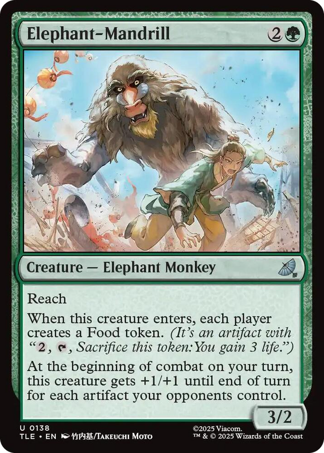 0138 Elephant-Mandrill U The Last Airbender: Eternal-Legal