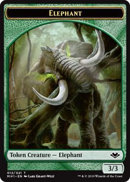 0012 Elephant // Spirit Double-Sided Token T Modern Horizons
