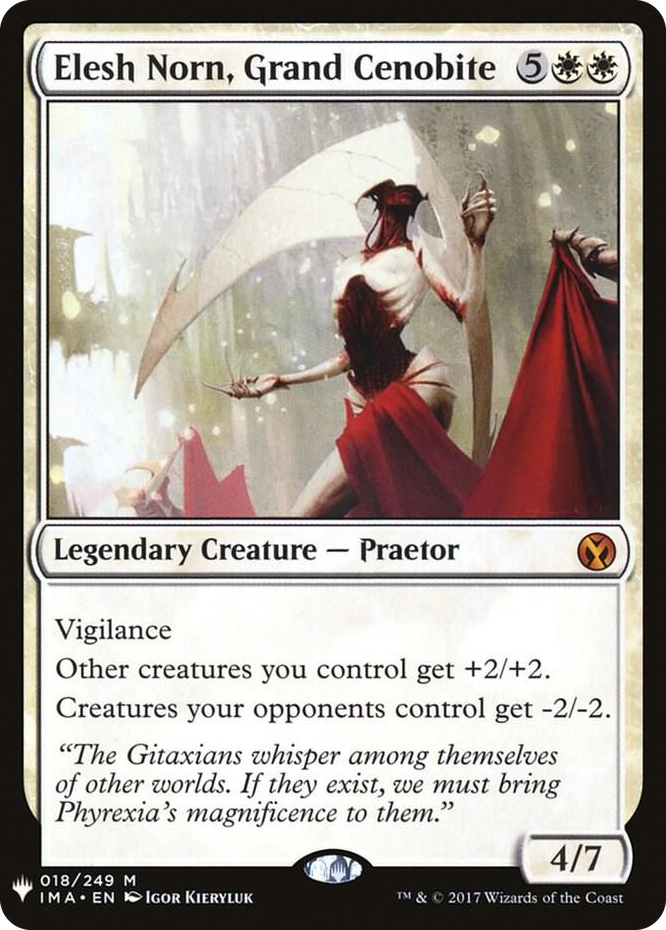 Elesh Norn, Grand Cenobite #18 M - The List Reprints Pokemon card